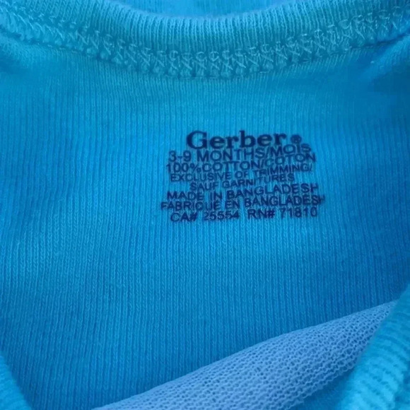 Five for 25  Gerber onesie with pink elephants - Picture 4 of 4